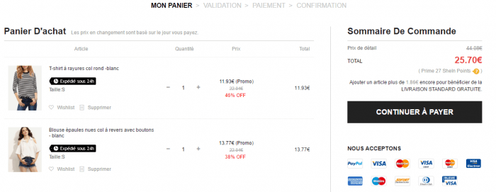 Code Promo Shein 30 De Reduc Mars 22 Monbon Fr