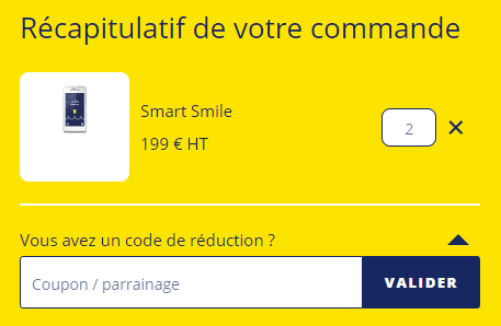 Comment utiliser le code promo Smile And Pay