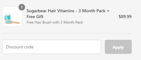 Comment utiliser le code promo SugarBearHair