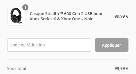 Comment utiliser le code promo Turtle Beach