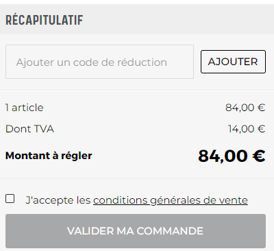 Comment utiliser le code promo V and B