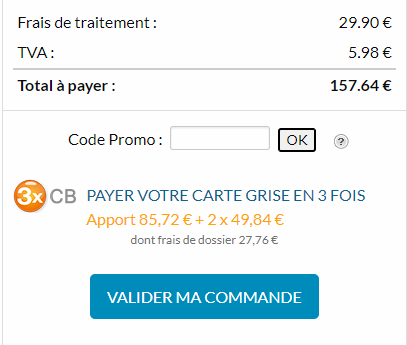 Comment utiliser le code promo Votre Carte Grise