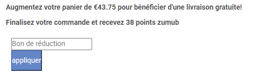 Comment utiliser le code promo Zumub